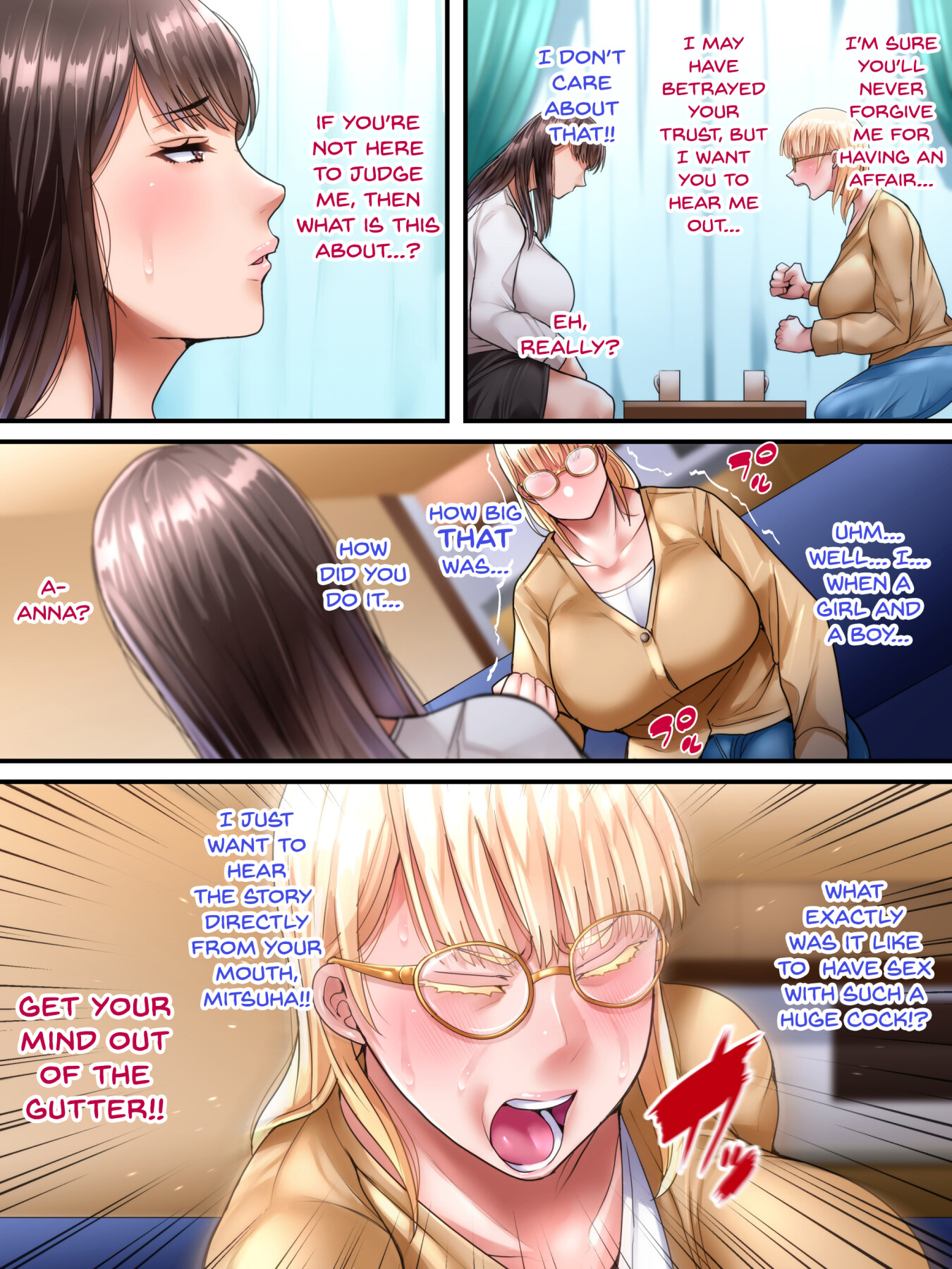 Hentai Manga Comic-My newlywed wife from overseas got down on her knees and begged me to have sex with another man --Chapter 1-32